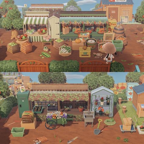 🌱Sprout🌱 🥕Farmer’s market and gardening shop🪴 -Marti👩🏻‍🌾 🌱My lovely partners: @_secretly__me_ @peppycrossingplay @maffin.acnh @acnh.hakuisland @itsjulie.acnh @chloeplays.yt @acorn.oats @saracita.acnh @ciphersalm @laurs_crossing @woodsy.crossing @yuki_animalcrossing @crossing.llou @cosynique 🔑- nintendo switch virtual gaming hhp acnh aesthetic cute cozy builds ideas inspo animal crossing new horizons 🏷️ #acnh #acnhcommunity #animalcrossing #あつ森#あつまれどうぶつの森 Flee Market Animal Crossing, Acnh Farm Entrance, Farmers Market Acnh Ideas, Store Acnh Ideas, Garden Market Ideas, Acnh Farm Town, Acnh Produce Garden, Acnh Community Garden Sign, Acnh Barbeque Area