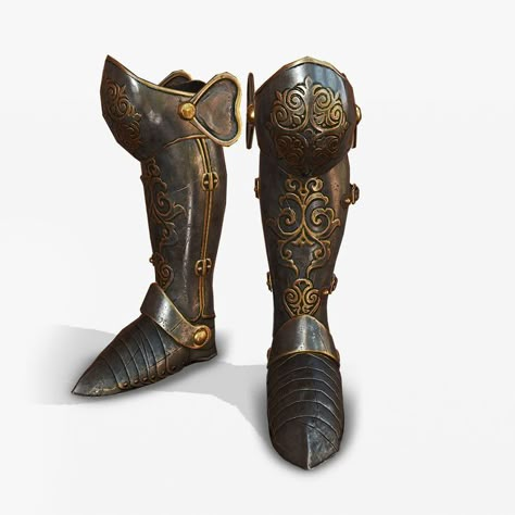 Doom Cosplay, Knight Shoes, Armor Boots, Leg Armor, Fantasy Armour, Armor Drawing, Costume Armour, Armor Designs, Armor Clothing