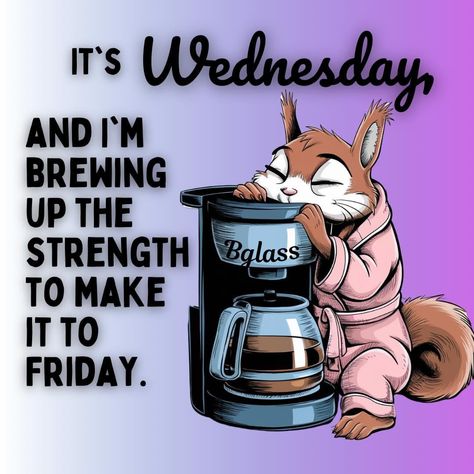 Wednesday Coffee, Wednesday Hump Day, Cafe Ole, Morning With Coffee, Coffee Jokes, Work Funnies, Wednesday Humor, Go Back To Bed, Coffee Meme