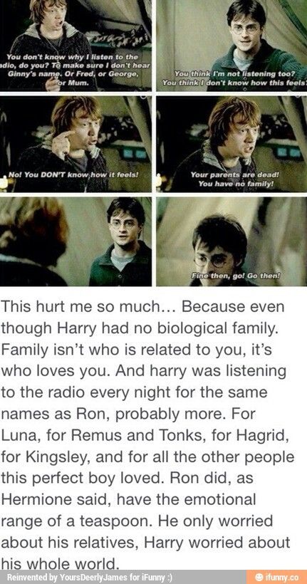 I hated how Ron said in DH that Harry's parents were "safely out of the way". I know the horcrux was to blame but jeez. Adult Harry Potter, Will Herondale, Ronald Weasley, Harry Potter Feels, Yer A Wizard Harry, Harry Potter Pin, Potter Facts, Harry Potter Headcannons, Harry Potter 2