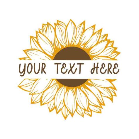 Free Sunflower Svg, Cricuit Joy, Cricut Tricks, Sunflower Monogram, Cricut Projects Easy, Svg Sunflower, Keychain Pattern, Sunflower Svg, Disney Easter