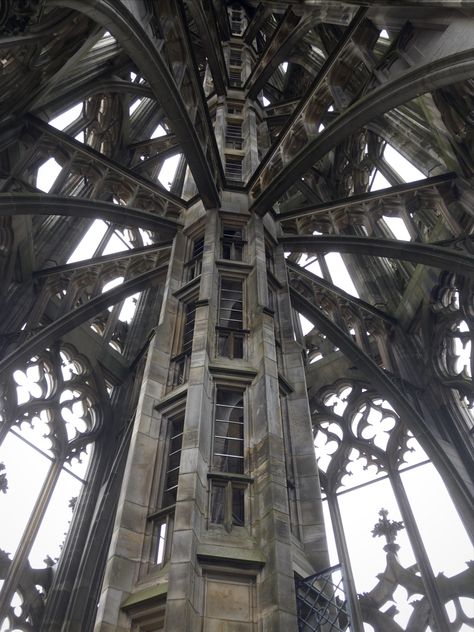 Gothic Modern Architecture, Neogothic Aesthetic, Futuristic Gothic Architecture, Gothic Structure Architecture, Gothic Ruins Architecture, Rayonnant Gothic Architecture, Early Gothic Architecture, Goth Cathedral Aesthetic, Gothic Buildings