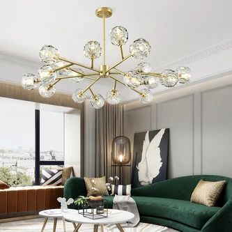 Modern Minimalist Chandelier, Chandelier Dining Room, Modern Ceiling Light Fixtures, Minimalist Chandelier, Crystal Light Fixture, Dining Room Light, Nordic Lamp, Dining Room Pendant, Living/dining Room