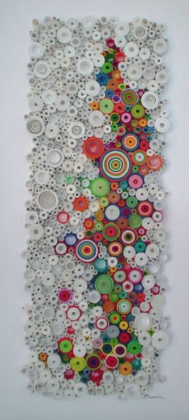 Circular Wall Art, Arte Quilling, Rolled Paper Art, Desain Quilling, Bottle Cap Art, Quilled Creations, Quilling Paper Craft, Collaborative Art, Quilling Patterns