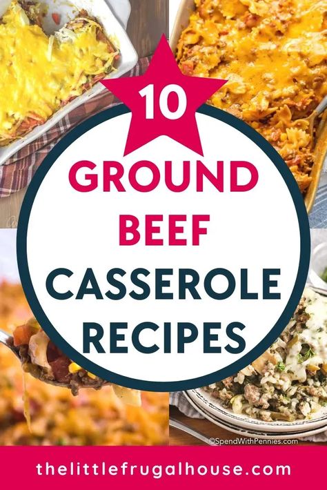 Easy Ground Beef Casseroles, Ground Beef Casserole Recipes, Dish Ideas, One Skillet Meals, Monthly Meal Planning, Beef Casserole Recipes, Ground Beef Casserole, Ground Beef Recipes Easy, Dinner Recipes Easy Quick