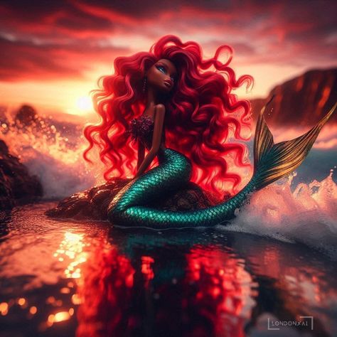 Mermaid kisses and starfish wishes. #thelittlemermaid #explorepage✨ #blackcreatives #mermaidlife Mermaid Kisses, Mermaid Life, The Little Mermaid, Starfish, Mermaid, Quick Saves, Black