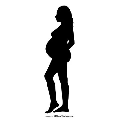 Free Pregnant Woman Silhouette Image Pregnant Silhouette, Pregnant Woman Silhouette, Silhouette Images, Silhouette Png, Vector Free Download, Pregnant Woman, Woman Silhouette, Free Vectors, Graphic Image