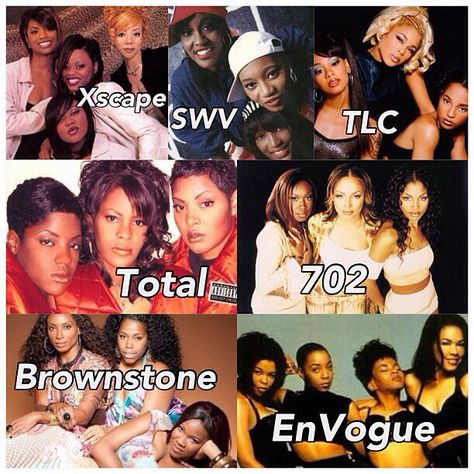 Girl groups of R&B Total 90s Group, Total Group 90s, R&b Icons, Iconic Black Characters, Kidada Jones, 90s Girl Groups, 2000s Hiphop, 90s Music Artists, Real Music