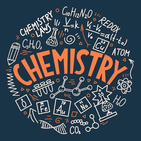 Chemistry Lettering, Education Doodles, Chemistry Doodles, Chemistry Letters, Chemistry Class 12, School Sketch, About Chemistry, Class Logo, Chemistry Education