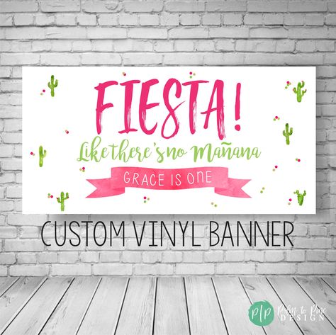 Fiesta Birthday Banner, Taco Bout a Party Decor, Fiesta Birthday Party, Fiesta Like there's no manana, Cactus Birthday Banner, Cactus Banner by PalmtoPineDesign on Etsy Cactus Banner, Fiesta Party Decor, Taco Bout A Party, First Fiesta, Cactus Birthday, Fiesta Decor, Mexican Fiesta Party, Birthday Party Backdrop, Fiesta Birthday Party