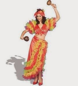 Pisando charcos: La reina del mambo American Costume Ideas, Spanish Dancer Costume, Carmen Miranda Costume, Matador Costume, Spanish Costume, American Costume, 90s Fashion Outfits Hip Hop Party, America Outfit, Dancer Costume