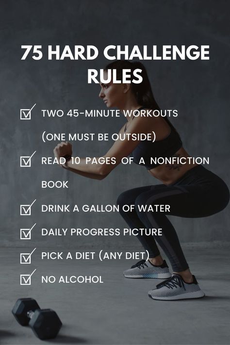 75 Hard Challenge Rules - FREE 75 HARD CHALLENGE TRACKER 75 Hard Challenge Diet Plan, 75 Hard Workout Ideas, Challenge Tracker Free Printable, 75 Hard Challenge Tracker Free Printable, 75 Hard Challenge Rules, 75 Day Hard Challenge, 75 Hard Challenge Tracker, 75 Challenge, Tracker Free Printable