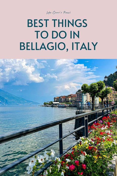 Are you planning a trip to Lake Como? Bellagio, Italy, is a must-see on that itinerary! :slight_smile: Lake Como Bellagio, Towns In Italy, Bellagio Italy, Milan Travel, Italian Lakes, Lake Como Italy, Disney World Florida, Italy Travel Tips, Como Italy