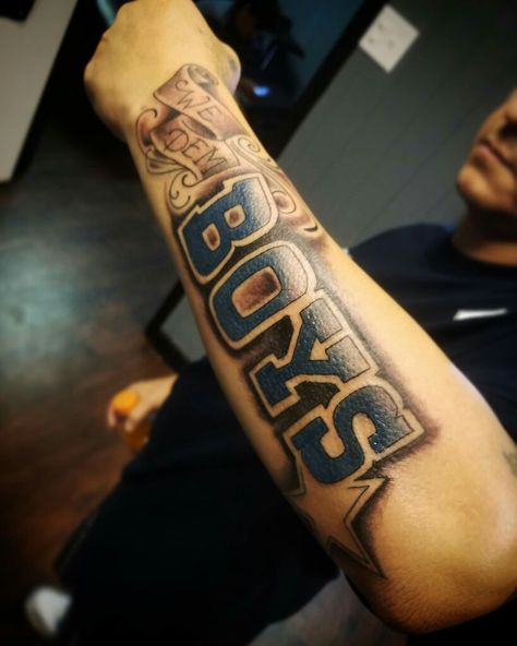 We dem boys Cowboys Tattoo, Dallas Cowboys Tattoo, Arm Tattoos Black, Cowboy Tattoos, Dallas Cowboys Football Team, Tattoos Black, Tattoos Men, Dallas Cowboys Football