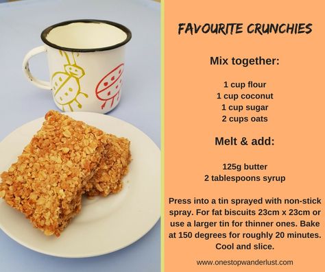 Oats Crunchies Recipes, Crunchie Recipes, Butter Cookie Recipe Easy, Homemade Cookbook, Lunchbox Treats, Cookie Recipes Homemade, Sweet Dishes Recipes, Quick Recipes Snacks, Sweet Recipes Desserts