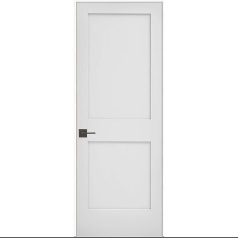 EVELIN(TM) DIY Designer Door Kits make it easy to buy and install beautiful, designer-curated interior doors yourself. The EVELIN(TM) 2-Panel Shaker Door is ideal for homeowners who want to bring classic glamour to a more traditional-style home. Its clean vertical lines draw the eyes upward, creating the illusion of greater height in your space. And the simplicity of the door's design will complement a variety of interior decors. JELD-WEN 32-in x 80-in Primed Solid core 2-panel square No glass R 2 Panel Shaker Door, 2 Panel Shaker Interior Door, 2 Panel Doors, Curated Interior, Shaker Interior Doors, Jeld Wen Interior Doors, Shaker Interior, Two Panel Doors, Home Png