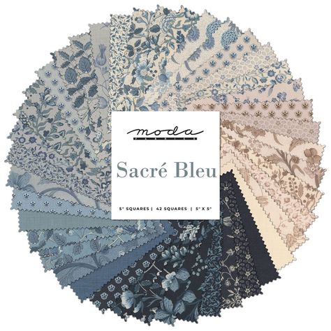 Introducing Sacre Bleu by French General for Moda Fabrics, a quilting fabric collection that elegantly captures the essence of French sophistication and timeless charm. 100% Cotton. This set contains 42 squares, each measuring approximately 5" x 5". Price will be $11.95. Special Reserve price is $10.45 Estimated Arrival Date is March 2025 Note: The remaining balance of $9.50 will automatically be charged when your item ships. Standard shipping rates apply. Moda French General Fabric, French General Fabric, Moda Charm Packs, Quilt Fabric Bundles, French General, Laser Cut Kit, Quilt Fabric Collections, Wool Thread, Primitive Gatherings