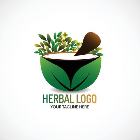 Herbal medicine logo template design, Herbal logo design vector. Herbal Medicine Logo, Logo Herbal, Herbal Logo Design, Herbal Logo, Medicine Logo, Shop Name Ideas, Logo Banners, Marketing Design, Custom Illustration