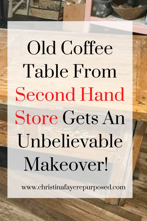 Before And After Coffee Table, Coffee Table Makeover Paint, Painting Coffee Table Ideas, Round Coffee Table Makeover, Coffee Table Diy Makeover, Old Coffee Table Makeover, Upcycle Coffee Table, Painted Coffee Table Ideas, Diy Coffee Tables Ideas