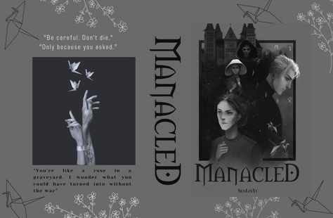 Dramione Fanfic Book Cover, Manacled Cover For Book Binding, Damaged Goods Dramione Cover, Manacled Cover Art, Dramione Book Binding, Manacled Book Binding, Manacled Book Cover, Manacled Cover, Fanfic Binding