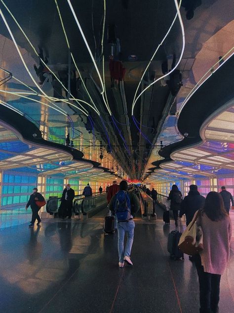 chicago airport Chicago Airport Aesthetic, Ohare Airport Chicago, Ohare Airport, Airport Aesthetics, Midway Airport, Chicago Airport, Chicago Aesthetic, Airport Aesthetic, Aircraft Mechanics