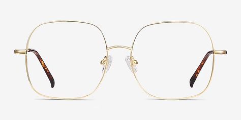 Prescription Eyeglasses Online Rx Glasses Frame & Lens | Eyebuydirect Golden Frame Glasses, Red Frame Glasses, Gold Rimmed Glasses, Multifocal Lenses, Eyeglasses Fashion, Red Eyeglasses, Rimless Eyeglasses, Metal Eyeglasses, Rose Gold Frame