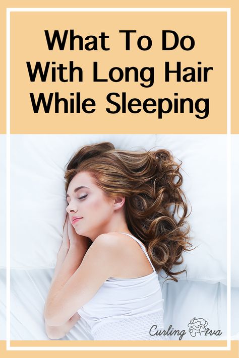 The longer your hair gets, the tougher it becomes to sleep with it without it either disturbing your sleep or getting it damaged. Luckily, I found out  that there are things you can do to protect long hair while sleeping. Here's 7 Ideas on What To Do With Long Hair While Sleeping #hair Sleep Curls, Sleeping With Wet Hair, Sleep Hairstyles, Long Hair Care, Overnight Hairstyles, Make Up Tutorials, Really Long Hair, New Tattoo, Nerve Pain