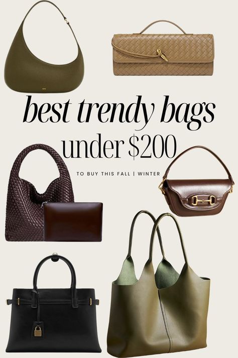 Shop What Handbags Are Popular Now Under $200 Affordable Bags Handbags, Everyday Handbags For Women, Paris Chic Style, Stylish Bags For Women, Small Handbags For Women, Fall Purses, Everyday Handbags, Work Bags For Women, University Bag