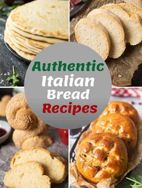 Authentic Italian Bread, Italian Bread Recipes, Italian Almond Cookies, Italian Street Food, Tuscan Recipes, Traditional Italian Dishes, Italian Pastries, Italian Pasta Dishes, Italian Recipes Traditional