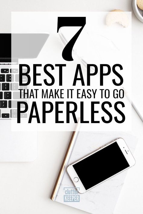 How to Go Paperless: Your Complete Guide Minimalist Declutter, Office On The Go, Going Paperless, Workspace Organization, Homemaking Ideas, Electronics Organization, Paperless Office, Digital Minimalism, Electronic Paper