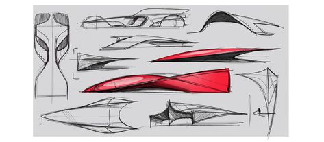 FFF_Personal Ferrari research project on Behance Speed Form Sketch, Speed Form, Concept Aircraft, Car Showroom Design, Airport Design, Architecture Concept, Car Design Sketch, Car Showroom, Showroom Design