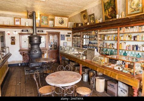 Vintage General Store Display, General Store Pantry, Small General Store Ideas, Vintage General Store, General Store Display, General Store Ideas Small Towns, Miniature General Store, Old General Stores, Old Western Towns