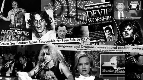 What We Can Learn from the Satanic Panic of the 1980s - VICE Satanic Panic, Kangaroo Court, Christian Comics, Camping Books, The Eighties, Valley Girls, Fantasy Games, The 1980s, The Devil