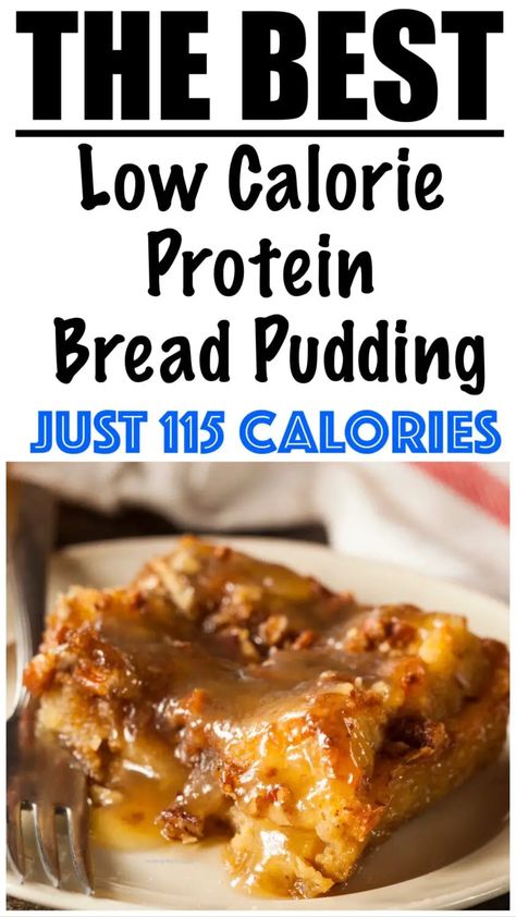 Low Cal Bread Pudding, Healthy Bread Pudding Clean Eating, Protein Bread Pudding, High Protein Bread Pudding, Healthy Bread Pudding Recipe, Sugar Free Bread Pudding, Low Carb Bread Pudding, Low Calorie Holiday Recipes, Keto Bread Pudding Recipe