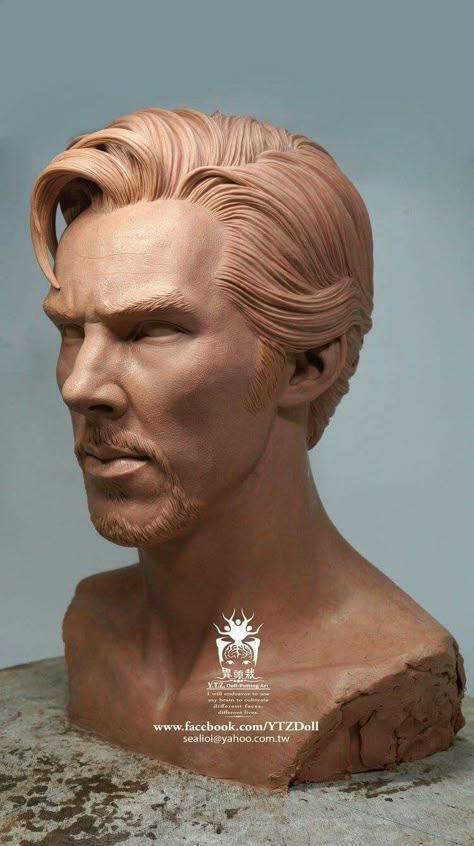 Traditional Sculptures, Sculpting Tutorials, Face Anatomy, Stephen Strange, Anatomy Sculpture, Sculpture Head, Sculpture Techniques, Digital Sculpting, Digital Sculpture