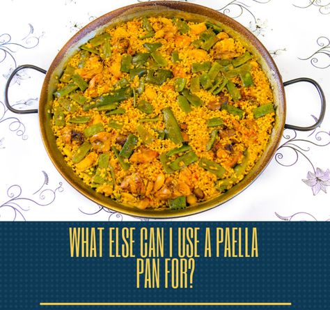 What Else Can I Use a Paella Pan For?. There are many alternate uses for a paella pan besides the obvious. Get ideas for new ways to use your paellera! Paella Pan Recipes, Spanish Cooking, Paella Pan, Paella Recipe, Spanish Cuisine, Rv Ideas, Pan Recipes, Cooking Pan, Cast Iron Cooking