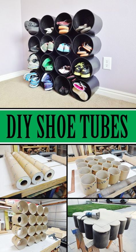 Diy Shoe Rack Ideas, Shoe Storage Small Space, Diy Coat Rack, Diy Shoe Storage, Diy Coat, Diy Shoe Rack, Shoe Room, Entryway Shoe Storage, Diy Shoe