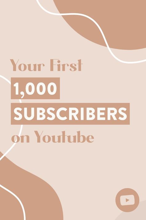 A Pinterest graphic with text that reads: Your First 1000 Subscribers on Youtube, by it's Modern Millie. Youtube Growth, Start Youtube Channel, Radio Usa, Social Media Advice, Youtube Banner Template, Youtube Success, Youtube Channel Ideas, First Youtube Video Ideas, Video Seo