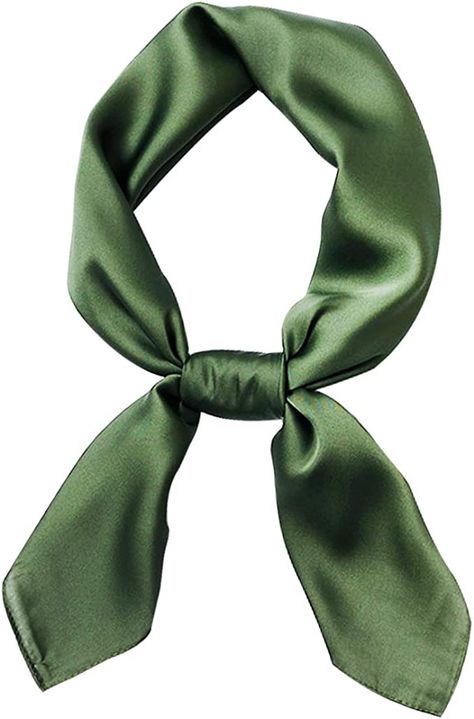 Women's Fashion Soft Large Satin Square Chiffon Polyester Scarf Set Head Neck Multiuse Solid Colors Available (Dark green) at Amazon Women’s Clothing store Scarf Packaging, Brands Fashion, Polyester Scarf, Fashion Scarves, Large Scarf, Lightweight Scarf, Scarf Set, Head And Neck, Neck Scarves