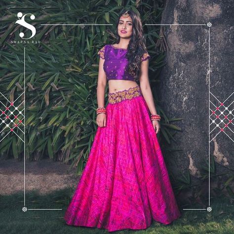 Purple Combination Outfits Indian, Purple Combination Outfits, Purple Combination, Pink Combination, Purple Lehenga, Combination Color, Lehenga Pattern, Indian Skirt, Outfits Indian