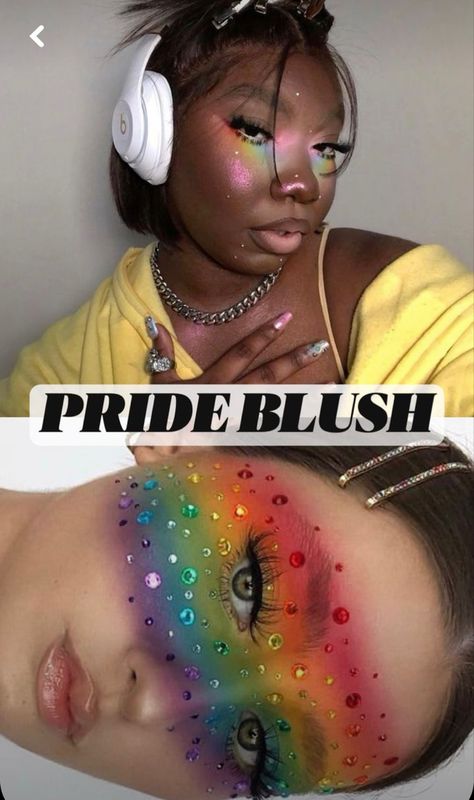 Check my “pride makeup 🌈” board for photo creds! Pride, pride makeup, pride festival, rainbow makeup, pride lipstick, pride eyeshadow, pride blush, pride eyeliner, highlight, makeup, eyeshadow, makeup inspo, glitter, glitter makeup, LGBTQIA+, tumblr, aesthetic, Pinterest, pin, board, cute, trend, trending, electronics, vehicle, animal, animals, quotes, sports, travel, fashion, design, beauty, art, entertainment, photography, tiktok, mood board, vision board Pride Blush, Pride Lipstick, Pride Eyeliner, Pansexual Makeup, Pride Eyeshadow, Makeup Pride, Entertainment Photography, Quotes Sports, Slay Makeup