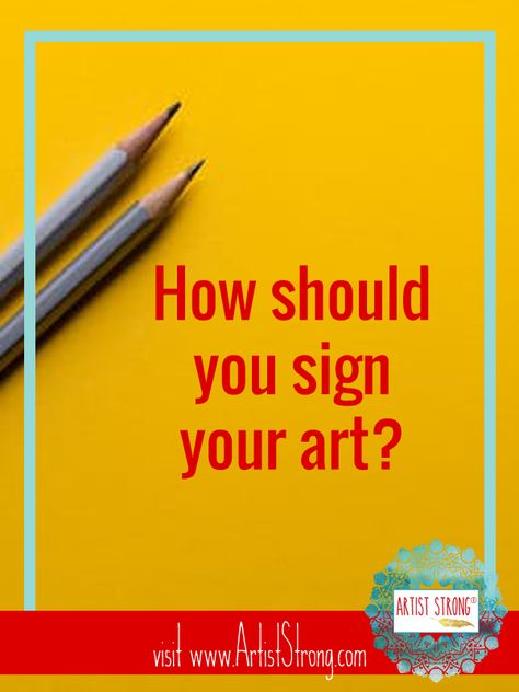 Did you know that Albrecht Dürer was one of the first artists to start signing his art? Hi. My name is Carrie and today on Artist Strong, we’re going to answer the question should you sign yo… Valentine Craft Ideas, Valentine Craft, Art Biz, Art Advice, Answer The Question, Albrecht Dürer, Diy Valentine, Sell My Art, Artist Business