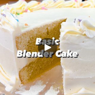 23K views · 1.6K reactions | Basic Blender Cake | This week, we’re making cake batters in blenders! We first learned this technique, which is common in many parts of the world, from Mexican sweet corn... | By Christopher Kimball’s Milk StreetFacebook Yellow Blender Cake Milk Street, Cakes Made In A Blender, Blender Cake Recipes, Milkstreet Recipes, Cake Making Videos, Mexican Sweet Corn, Cake Blender, Blender Cake, Birthday Cake Video