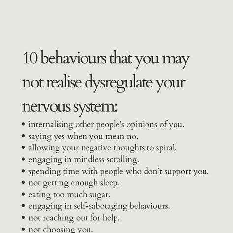 helen marie | therapist PGDip MPH BSc (Hons) MBACP on Instagram: "On choosing calm 🤍 Connecting to our nervous system & noticing when it feels activated, out of alignment, or just feels off can really help us move forward to find ways of being that help us feel safer, connected & centred 🌱 For tips on how to help regulate your nervous system I’ve shared some posts to my highlight ‘nervous system.’ I will also be sharing some more tools this week on how to improve the strength of your nervous s Deregulated Nervous System, Nervous System Reset, Advice For Your 30s, Nervous System Regulation Quotes, Nervous System Quotes, Regulate Nervous System, Healing Your Nervous System, How To Calm An Overactive Nervous System, Regulating Your Nervous System