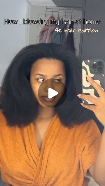 HERMANTHA  🇭🇹 on Instagram: "HOW I BLOWDRY MY 4C HAIR AT HOME [SAVE FOR LATER]

As you guys know, I love wearing my hair in a stretched state so every wash day includes blowdrying! I use these 3 tips to help me do this quick and safely:

1 - WORK IN DETANGLED SECTIONS
Like I said, make sure you’re hair is properly detangled and sectioned by the time you’re out the shower. It will save you time and help you have flatter roots.

2 - USE HEAT PROTECTION!!!
You shouldn’t be anywhere near heat if you’re not using heat protection 😩 Please sis, no one has time for heat damage. Protect your curls 🥹

3 - USE A BLOWDRYER W/ BRUSH
I don’t even know what I was doing before I started using the @revlonhairtoolscan One-Step Hair Dryer and Styler. It cut my drying time in half! Using a dryer with a bu Blowdrying Tips For Natural Hair, Blowdry 4c Hair, How To Detangle 4c Natural Hair, Natural Hair Growth Tips, Heat Damage, Blow Dryer, Hair Growth Tips, 4c Hairstyles, Natural Hair Growth