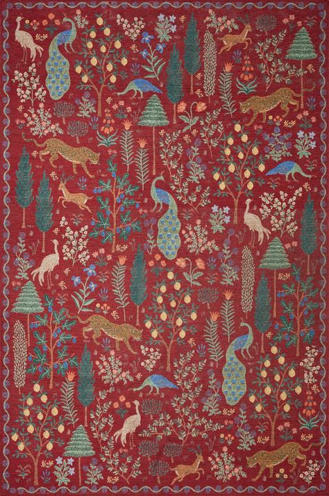 Product OverviewPower-loomed of 100% polyester pile in Turkey, the Menagerie Collection for Rifle Paper Co. x Loloi brings whimsy to the home. Featuring soft hues, thriving botanicals, and quiet forest creatures, Menagerie was designed to bring the iconic illustrations to life and built to withstand foot traffic. Color Printed Carpet, Forest Creatures, Eclectic Rugs, Loloi Rugs, Cotton Area Rug, Nebraska Furniture Mart, Indoor Outdoor Area Rugs, Outdoor Area Rugs, Color Ivory