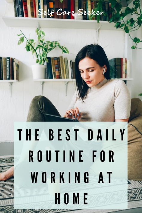 Daily Routine Schedule For Women, Women Working From Home, Healthy Body And Mind, Daily Routine Habits, Daily Schedule Kids, Home Based Work, Daily Routine Schedule, A Daily Routine, Life Changing Habits