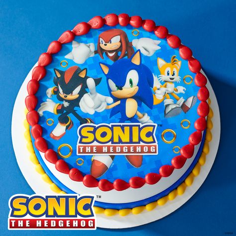 Looking for adventure? Look no further, Sonic just sped into the celebration! Join Sonic and friends on an unforgettable adventure at the dessert table! #SonicTheHedgehog #SonicCake #SonicBirthdayParty #SonicTheHedgehogCake Sonic And Shadow Cake, Simple Sonic Birthday Cake, Sonic The Hedgehog Sheet Cake, Sonic Birthday Cakes, Sonic Sheet Cake, Pastel Sonic, Sonic The Hedgehog Birthday Cake, Sonic Cake Ideas, Sonic The Hedgehog Birthday Party Cake