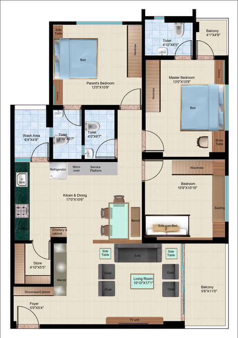 3BHK PLAN 3 Bhk Plan Layout, 2 Bhk Plan Layout, 2bhk Flat Plan Layout, Small Flat House Design, 2 Bhk Flats Plan, 3 Bhk Flat Plan, 2bhk Flat Plan, 3bhk Flat Plan, 3bhk Plan