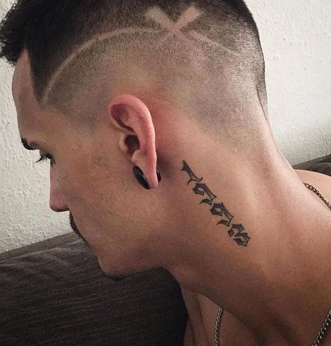 1998 Neck Tattoo, Number Tattoo On Neck, Neck Tattoo Number, Number Neck Tattoo, 1994 Tattoo, Gabriel Tattoo, Word Neck Tattoos, 19 Tattoo, Front Neck Tattoo